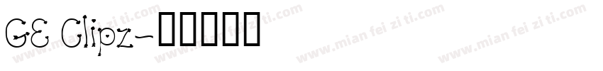 GE Clipz字体转换